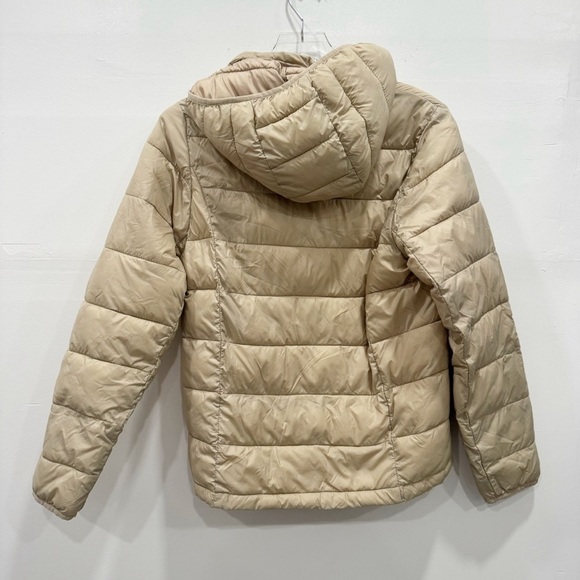 Abercrombie & Fitch Lightweight Packable Puffer Jacket Removable Hood Zip Small - Picture 4 of 10